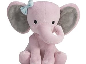 Bedtime Originals Twinkle Toes Pink Elephant Plush