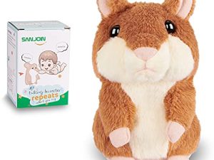 SANJOIN Toddlers Toys for 2 3 Year Old Talking Hamster Repeats What You Say