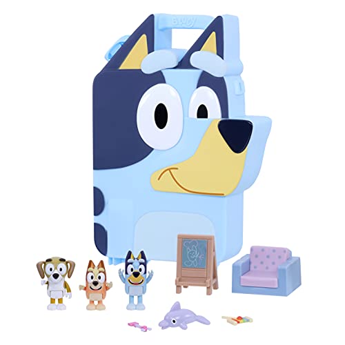 Bluey's Deluxe Play & Go Playset with 2.5-3 inch Figures Bluey's Deluxe Play & Go Playset with 2.5-3 inch Figures