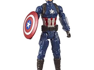 Avengers Marvel Endgame Titan Hero Series Captain America 12"-Scale Super Hero Action Figure Toy with Titan Hero Power Fx Port