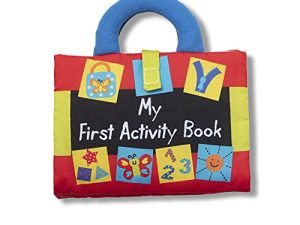 Melissa & Doug K’s Kids My First Activity Book 8-Page Soft Book for Babies and Toddlers - Early Learning Developmental Plush Soft Activity Book For Babies And Toddlers
