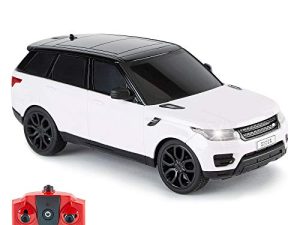 CMJ RC Cars Range Rover RC Remote Control Car Sport White 2.4Ghz 1:24 Scale. Great Kids Play Toy Auto