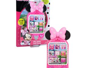 Minnie Bow-Tique Why Hello Cell Phone with Lights and Realistic Sounds for Kids