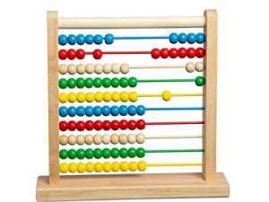 Melissa & Doug Abacus - Classic Wooden Educational Counting Toy With 100 Beads