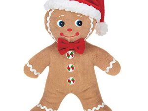 Bearington Jolly Ginger Holiday Plush Stuffed Animal Gingerbread Man