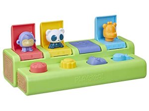 Playskool Busy Poppin’ Pals Pop-up Activity Toy for Babies and Toddlers Ages 9 Months+ (Amazon Exclusive)
