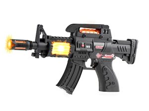 Light Up Toy Machine Blaster - Flashing Lights