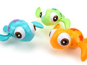 DUCKBOXX XX Bath Toys Wind up Swimming Sea Turtles for Kids 18M+ (3pcs)