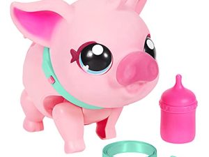 Little Live Pets - My Pet Pig: Piggly | Soft and Jiggly Interactive Toy Pig That Walks
