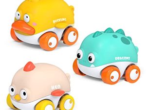 Animal Car Toys for 1 2 3 Year Old Boy