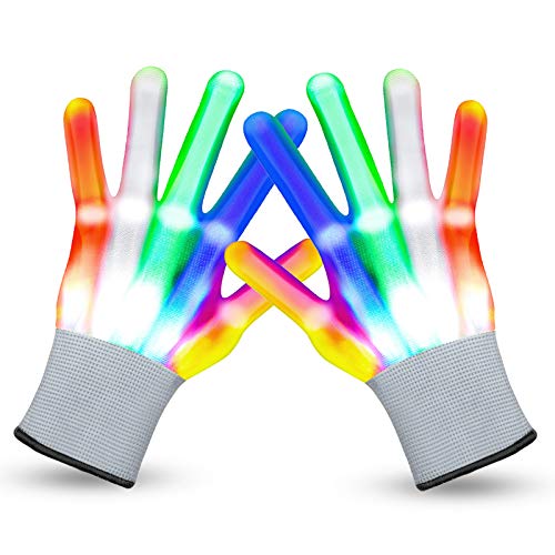 VWMYQ LED Gloves Christmas Cool Toys for Kids LED Gloves Light Up Gloves Glowing Christmas Costume Clubbing Party Favors Novelty Toys Toys for Boys Girls Age 3-10 (Colorful) VWMYQ LED Gloves Christmas Cool Toys for Kids LED Gloves Light Up Gloves Glowing Christmas Costume Clubbing Party Favors Novelty Toys Toys for Boys Girls Age 3-10 (Colorful)
