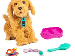 My Fuzzy Friend Moji Interactive Labradoodle - Plush Interactive Dog Toy for Boys and Girls