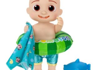 CoComelon - Splish Splash JJ Doll- with Shark Bath Squirter and Water Accessories Water Play - Toys for Kids and Preschoolers - Amazon Exclusive