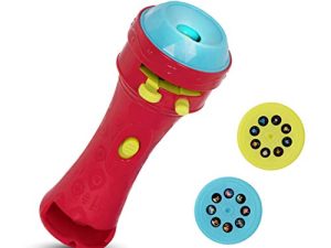 B. toys by Battat – Light Me To The Moon – Children’s Projector Flashlight with Image Reels That Make Everything Cosmic & Bright