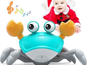 Yeaye Crawling Crab Baby Toy Gifts,Infant Tummy Time Toys
