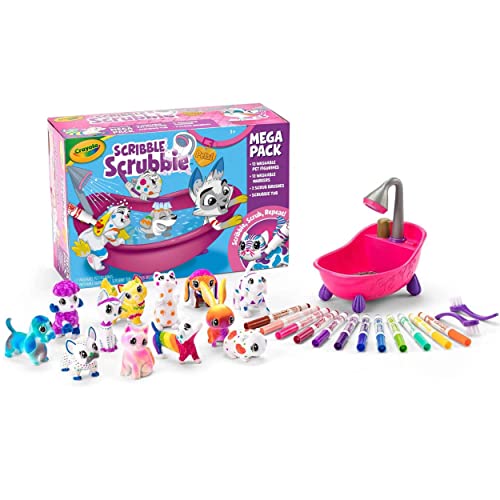 Crayola Scribble Scrubbie Pets Mega Pack Crayola Scribble Scrubbie Pets Mega Pack
