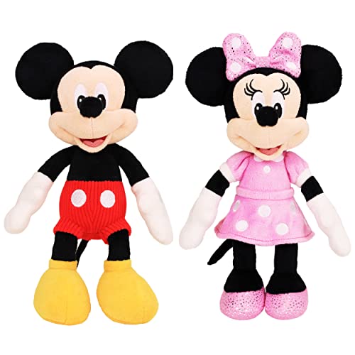 Just Play Disney Mickey & Minnie Plush Plush Basic Just Play Disney Mickey & Minnie Plush Plush Basic