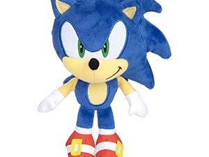 Sonic The Hedgehog Plush 9-Inch Modern Sonic Collectible Toy