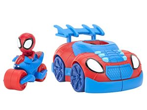 Spidey and his Amazing Friends 2 n 1 Web Strike Feature Vehicle - Must-Have Toy for All Fans