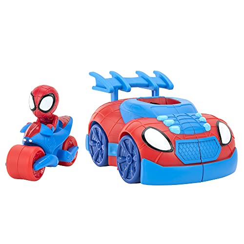 Spidey and his Amazing Friends 2 n 1 Web Strike Feature Vehicle - Must-Have Toy for All Fans Spidey and his Amazing Friends 2 n 1 Web Strike Feature Vehicle - Must-Have Toy for All Fans