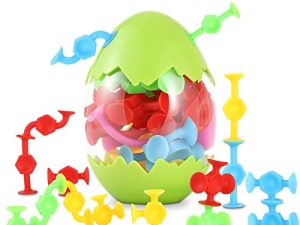 Suction Toys Bath Toy Set - 24 pcs Slicone Sucker Toys for Kids