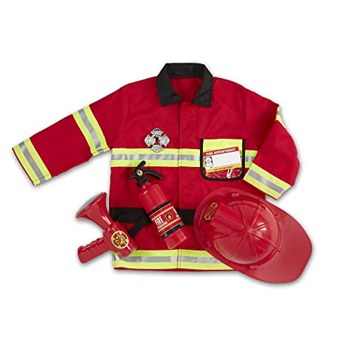 Melissa & Doug Fire Chief Role Play Costume Dress-Up Set - Pretend Fire Fighter Outfit With Realistic Accessories Melissa & Doug Fire Chief Role Play Costume Dress-Up Set - Pretend Fire Fighter Outfit With Realistic Accessories