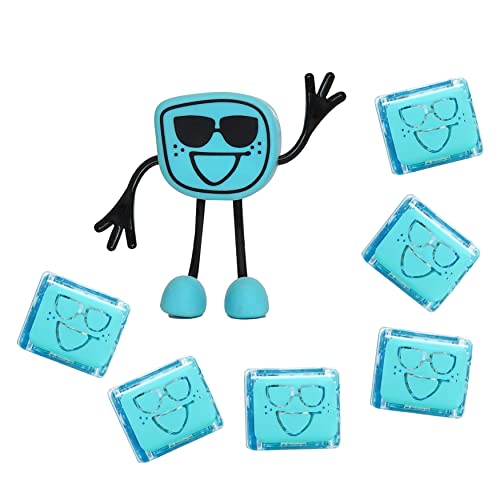 Glo Pals Blair Water-Activated Bath Toy with 6 Reusable Light-Up Cubes for Sensory Play Glo Pals Blair Water-Activated Bath Toy with 6 Reusable Light-Up Cubes for Sensory Play