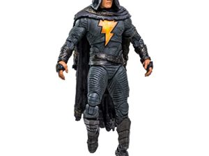 McFarlane Toys DC Black ADAM Movie 7IN Figures - Black ADAM with Cloak