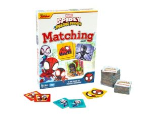 Marvel Matching Game by Wonder Forge | For Boys & Girls Age 3 to 5 | A Fun & Fast Disney Memory Game for Kids | Spider-Man