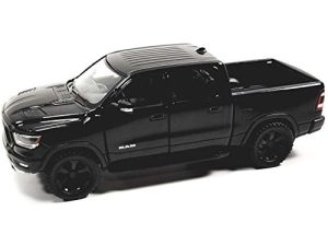 Kinsmart 2019 Black Dodge Ram 1500 Pickup Truck1/46 O Scale Diecast Truck
