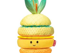 Melissa & Doug Multi-Sensory Pineapple Soft Stacker Infant Toy - Stacking Toys For Babies
