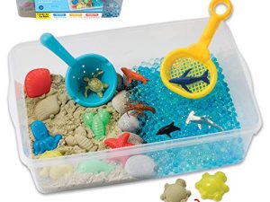 Creativity for Kids Sensory Bin: Ocean and Sand - Fine Motor and Sensory Toys for Kids
