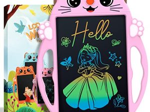 Toys for Girls Gifts LCD Writing Tablet - CHEERFUN Toddler Toys for 3 4 5 6 7 8 Year Old Girls Boys Learning Light Doodle Board Drawing Pad Birthday Gifts Ideas Christmas Stocking Stuffers for Kids