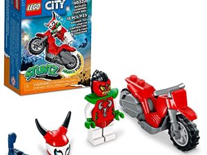 LEGO City Stuntz Reckless Scorpion Stunt Bike 60332 Building Toy Set for Kids