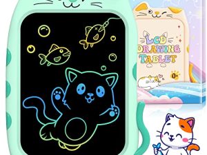 Toys Gift for Kids Girls Boys: CHEERFUN 10" Colorful Writing Tablet Christmas Gift Stocking Stuffer Birthday Gift for Toddlers Kids Age 1-8 Years Old