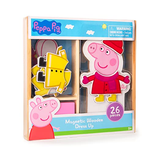 Peppa Pig Magnetic Wood Dress Up Puzzle (26 Pieces) Peppa Pig Magnetic Wood Dress Up Puzzle (26 Pieces)