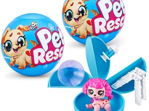 5 Surprise Pet Rescue Series 1 by ZURU (2 Pack) Cute Stuffed Animal Miniature Toys