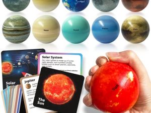 Solar System for Kids - Planets for Kids Solar System Toys - Planet Balls - Stress Balls for Kids - Space Toys - Astronaut Toys - Planet Toys for Kids 3-5 - Space Balls - Planet Flash Cards – Pluto