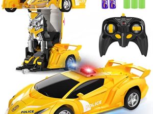 FDJ Remote Control Car - 2 in 1 Transform Car Robot