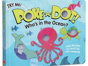 Melissa & Doug Children's Book - Poke-a-Dot: Who’s in the Ocean (Board Book with Buttons to Pop)