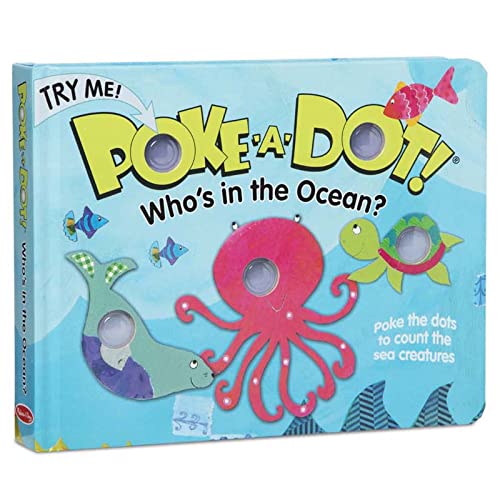 Melissa & Doug Children's Book - Poke-a-Dot: Who’s in the Ocean (Board Book with Buttons to Pop) Melissa & Doug Children's Book - Poke-a-Dot: Who’s in the Ocean (Board Book with Buttons to Pop)