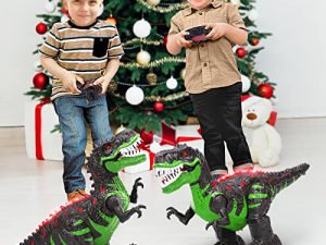 TEMI 8 Channels 2.4G Remote Control Dinosaur Toys for Kids 3 4 5 6 7 Years