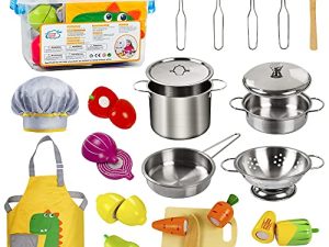 Sundaymot Play Kitchen Accessories