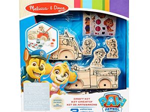 Melissa & Doug PAW Patrol Wooden Vehicles Craft Kit - 3 Decorate Your Own Vehicles