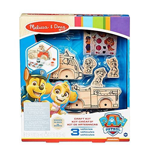 Melissa & Doug PAW Patrol Wooden Vehicles Craft Kit - 3 Decorate Your Own Vehicles Melissa & Doug PAW Patrol Wooden Vehicles Craft Kit - 3 Decorate Your Own Vehicles