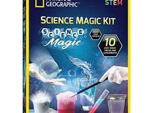 NATIONAL GEOGRAPHIC Magic Chemistry Set - Perform 10 Amazing Easy Tricks with Science
