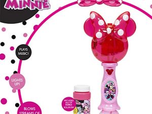 Little Kids Disney Minnie Mouse Light and Sound Musical Bubble Wand