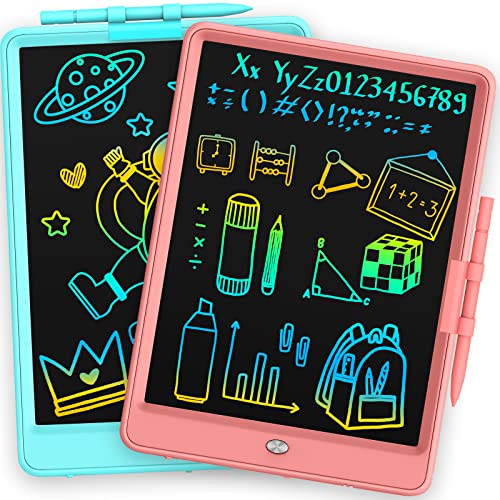LCD Writing Tablet 2 Pack for Kids 10 Inch Colorful Screen LCD Writing Tablet 2 Pack for Kids 10 Inch Colorful Screen
