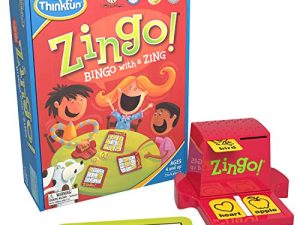 ThinkFun Zingo Bingo Award Winning Preschool Game for Pre-Readers and Early Readers Age 4 and Up - One of the Most Popular Board Games for Boys and Girls and their Parents