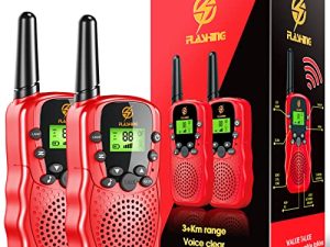 3-12 Year Old Girl Gifts: Walkie Talkies for Kids Christmas Birthday Gifts for 3 4 5 6 7 8 9 Year Old Girls Kids Walkie Talkie for Girls Toys for 3-12 Year Old Girls Stocking Stuffers for Kids Red